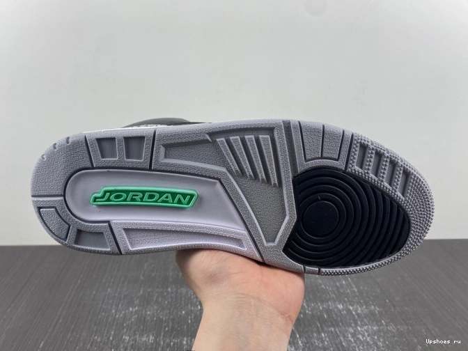 CT8532-031 Jordan  Air 3 Glow” “Green 0127